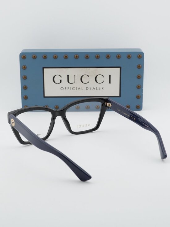 Gucci GG1715O 012 Women Cat Eye Eyeglasses 55mm - Black main image 6